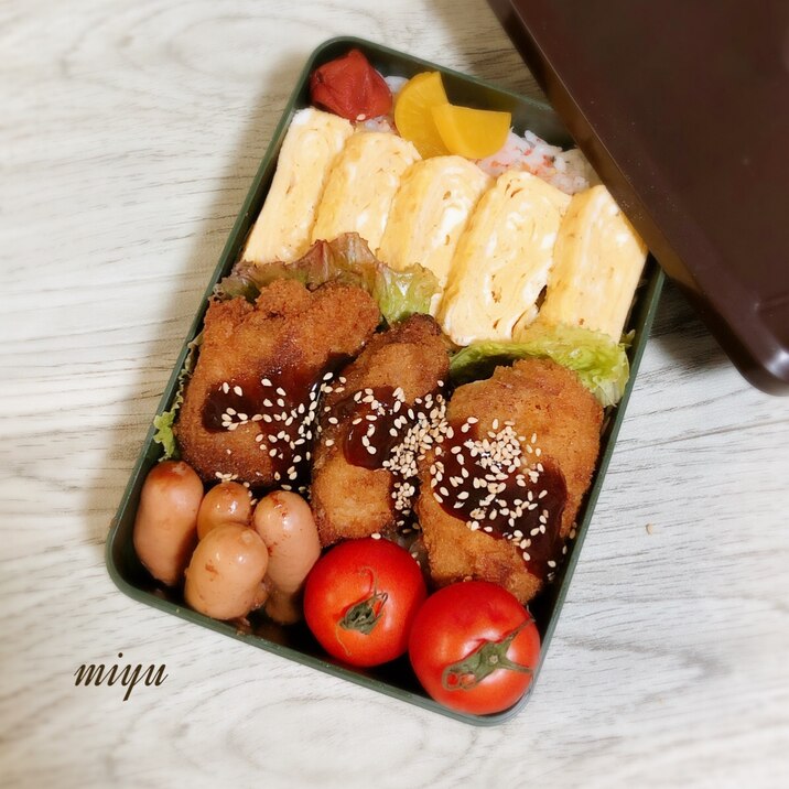 お弁当に！チーズヒレカツ